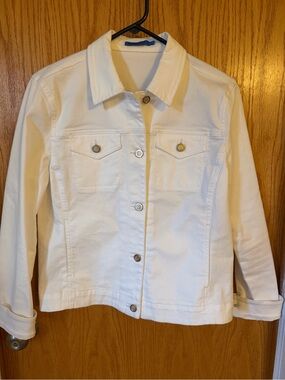 J McLaughlin White Women’s Denim Jacket